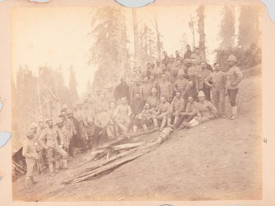 Brittiska officerare, Black Mountain Expedition av Unknown photographer