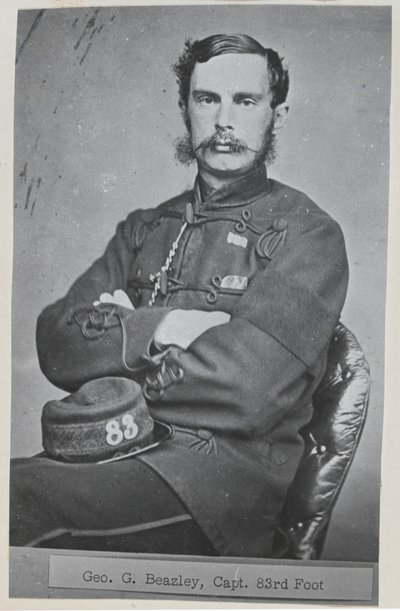 Kapten George G Beazley, 83:e (grevskapet Dublin) fotregemente av Unknown photographer