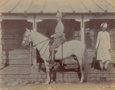 Överste AM Paterson, befälhavande för 1:a Bedfordshire-regementet av Unknown photographer