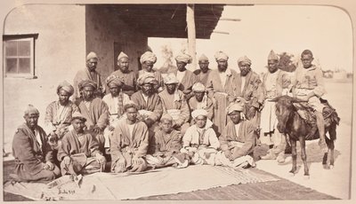 Durbar Maidan och Logar Chiefs, Kabul av Unknown photographer
