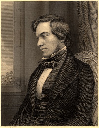 "George Fownes (1815-1849). Brittisk kemist, ca 1860 (gravyr) av Unknown photographer