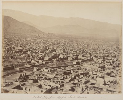 Kabul stad, 1880 av Unknown