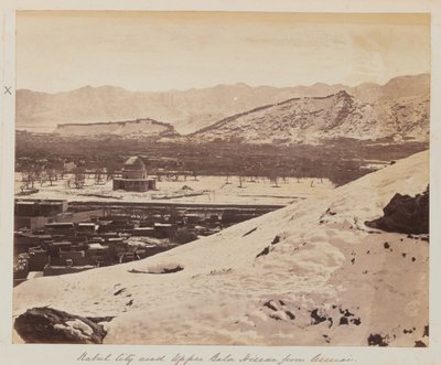 Kabul från Asmai av Unknown photographer