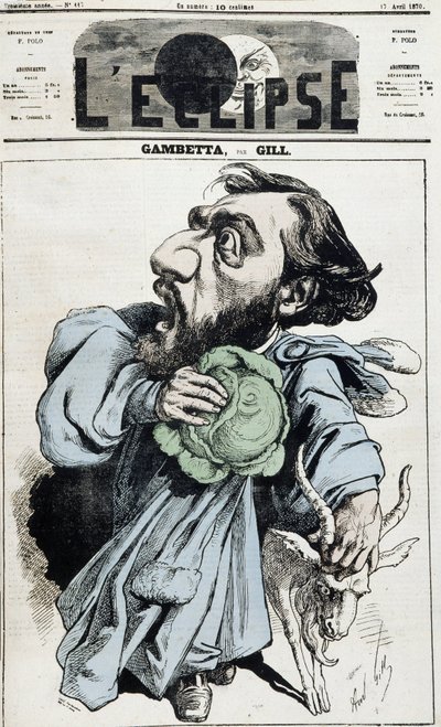 Leon Gambetta 1882. av Unknown photographer