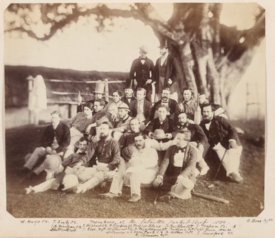 Medlemmar av Calcutta Cricket Club, 1859 av Unknown