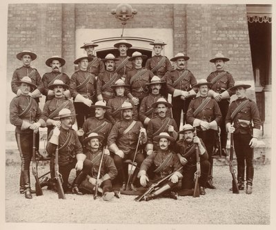 North West Mounted Police, Chelsea Barracks, Diamond Jubilee av Unknown photographer