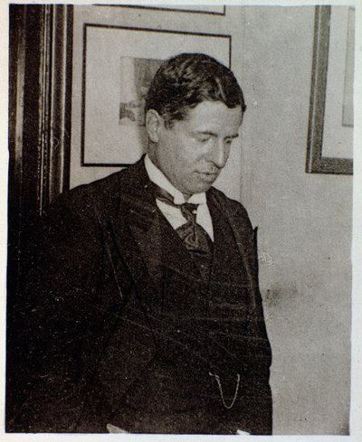 Porträtt av Alberic Magnard (s/v foto) av Unknown photographer