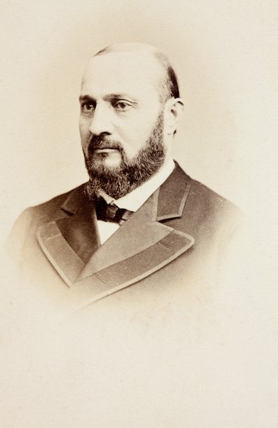 Porträtt av Enrico Tamberlik, ca 1860-talet (s/v foto) av Unknown photographer