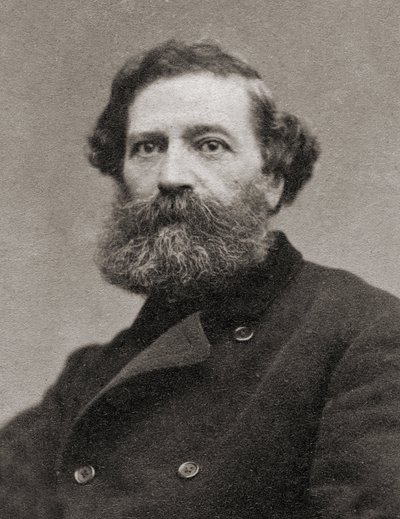 Porträtt av Felix Pyat (1810-1889), fransk författare, journalist och politiker av Unknown photographer