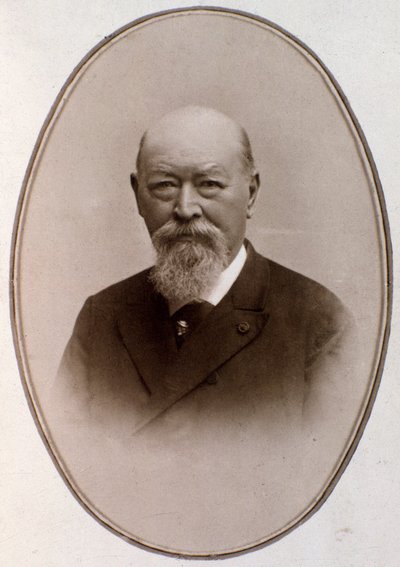 Porträtt av Franz von Suppe (s/v foto av Unknown photographer