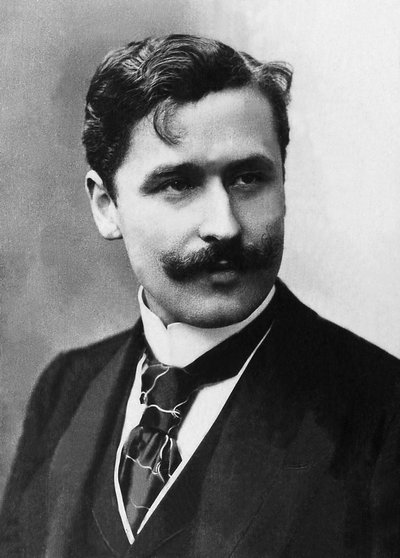 Porträtt av Georges Feydeau (1862-1921), fransk dramatiker. av Unknown photographer