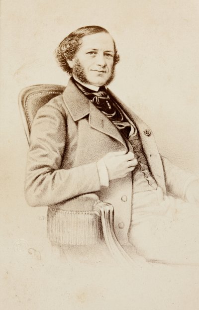 Porträtt av Henri Herz av Unknown photographer
