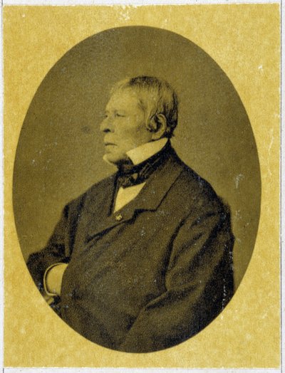 Porträtt av Jean Auguste Dominique Ingres (1780 - 1867) 1841. av Unknown photographer