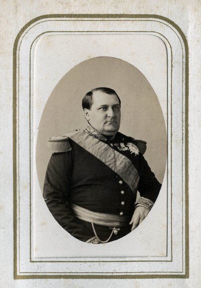 Porträtt av Napoleon Jerome (Napoleon-Jerome) Bonaparte (1822-1891). av Unknown photographer