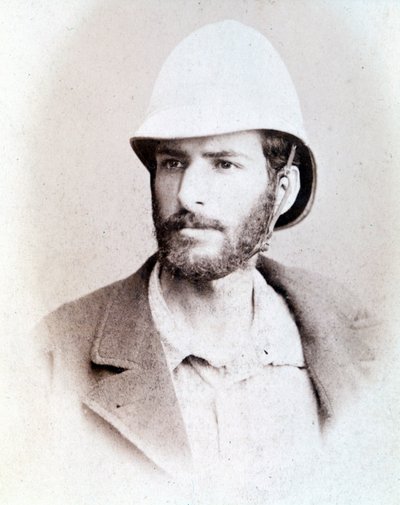 Porträtt av Pierre Savorgnan de Brazza (1852 - 1905). av Unknown photographer