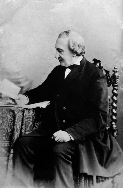 Porträtt av Robert Franz (s/v foto) av Unknown photographer