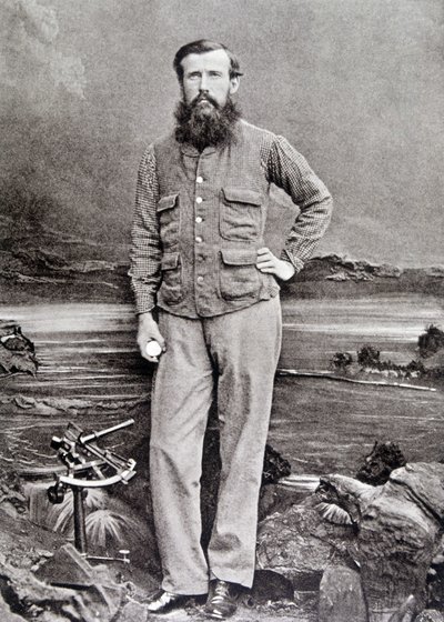 Porträtt av Speke, brittisk upptäcktsresande (1827 - 1864) av Unknown photographer