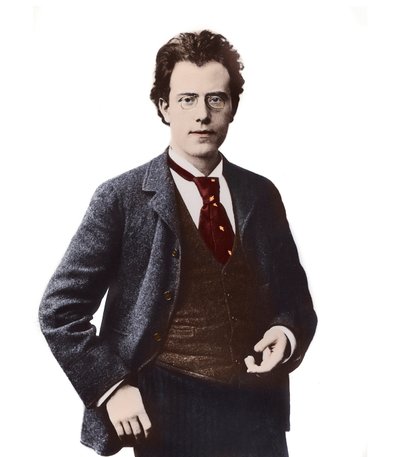 Porträtt av den österrikiske kompositören och dirigenten Gustav Mahler - av Unknown photographer