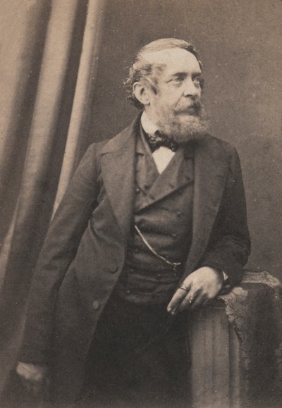 Porträtt av den ungerska politikern Lajos Kossuth av Unknown photographer