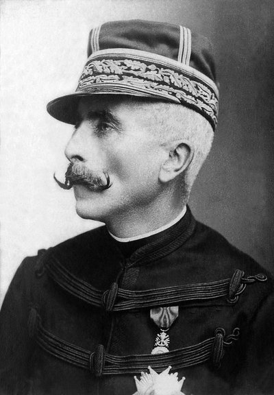 Porträtt av markisen Gaston Alexandre Auguste de Galliffet (1830-1909), general för den franska arméen. av Unknown photographer