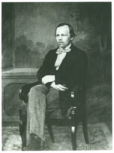 Porträtt av författaren Fjodor Mikhaylovich Dostoyevsky (1821-1881), Anonym av Unknown photographer