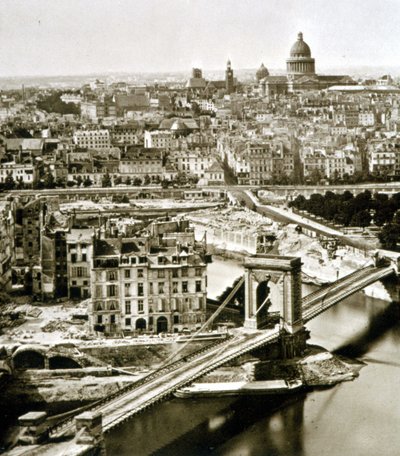 Paris stora verk: piercingen av Rue du Bellay av Unknown photographer