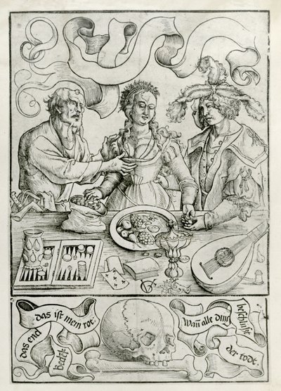 Legosoldatskärlek, ca 1511 (träsnitt) av Urs (1485-1528) Graf