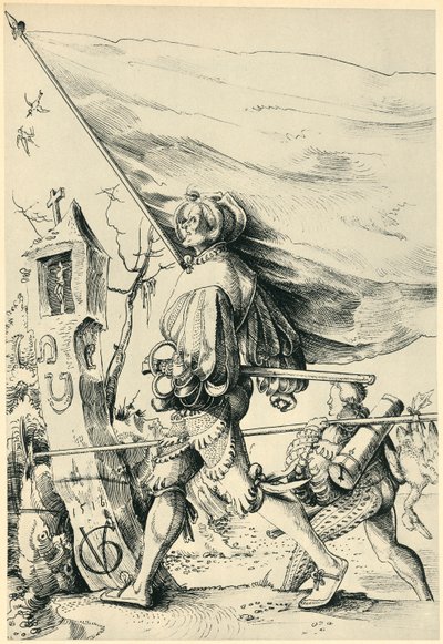 legosoldater, 1516, 1943. av Urs Graf