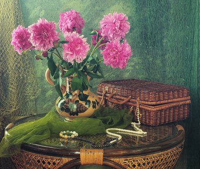 Rosa pioner och minnessaker av UstinaGreen