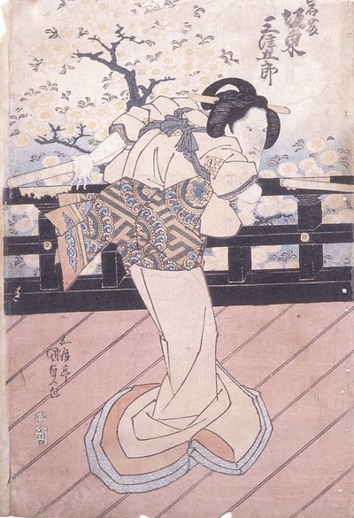 Bandō Mitsugorō als Iwafuji von Utagawa (1786-1865) Kunisada