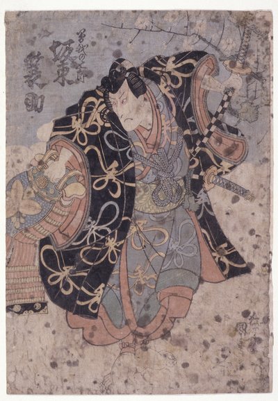 Band? Minosuke i rollen som Soga Gor? (träblock i färg) av Utagawa (1786 1865) Kunisada