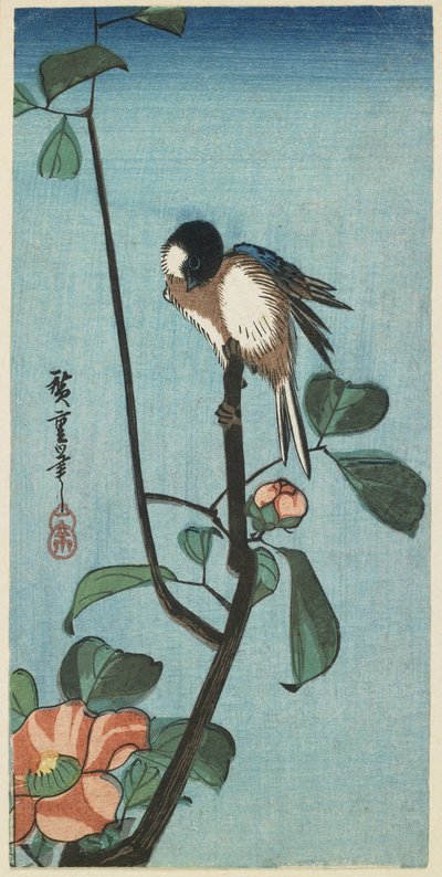 (Mes på Camelia), 1830-1858 av Utagawa Hiroshige