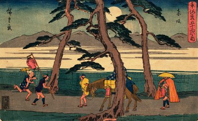 Akasaka av Utagawa Hiroshige