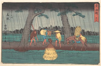 Fujieda av Utagawa Hiroshige
