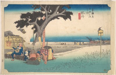 Fukuroi; De Chaya av Utagawa Hiroshige