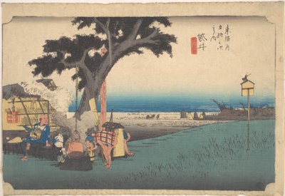 Fukuroi; tehus av Utagawa Hiroshige