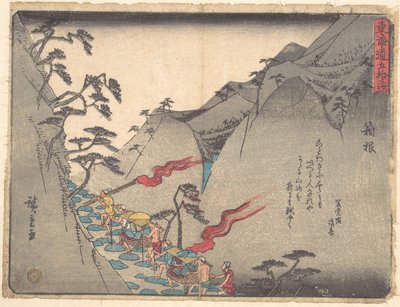 Hakone av Utagawa Hiroshige