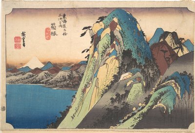Hakone; Kosui av Utagawa Hiroshige