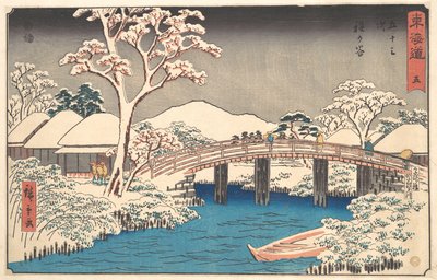 Hodogaya av Utagawa Hiroshige