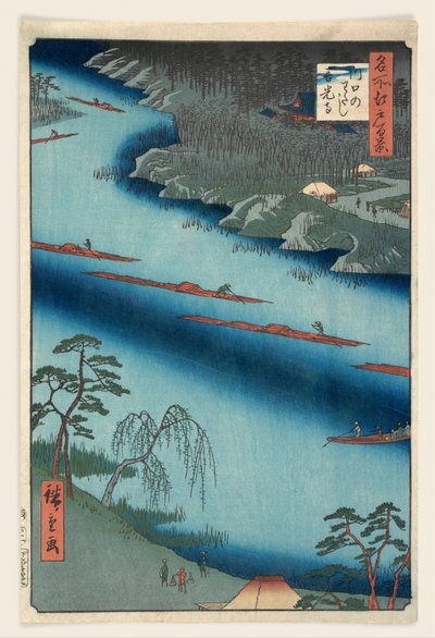 Kawaguchi av Utagawa Hiroshige