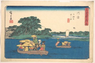 Kawasaki av Utagawa Hiroshige