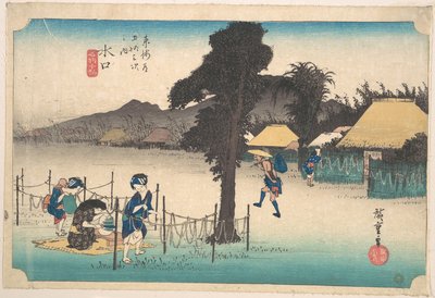 Mizukuchi, berömd kanpyō av Utagawa Hiroshige