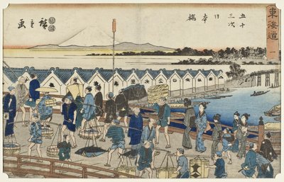 Nihonbashi av Utagawa Hiroshige