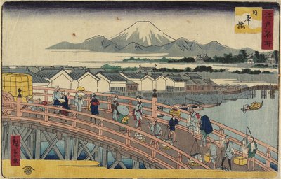 Nihonbashi B Ridge, 1830-1858 av Utagawa Hiroshige