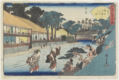_Giya vid _ji, c. 1835-1842 av Utagawa Hiroshige