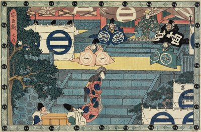 Prolog, ca 1838 av Utagawa Hiroshige