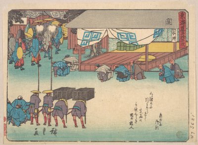 Seki av Utagawa Hiroshige