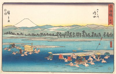 Shimada av Utagawa Hiroshige