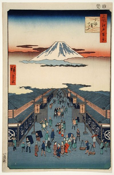 Suruga-chō av Utagawa Hiroshige