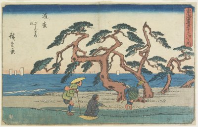 Pinefältet i Hamamatsu, 1841-1842 av Utagawa Hiroshige